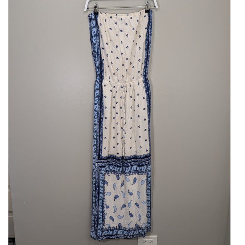 Tommy Bahama Strapless Dress Beach Travel Pool Resort Coverup Travel - Size M
